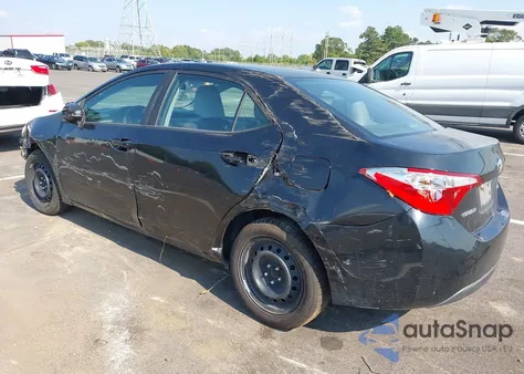 2016 Toyota Corolla Le из США, поврежденный, VIN 5YFBURHE1GP445882